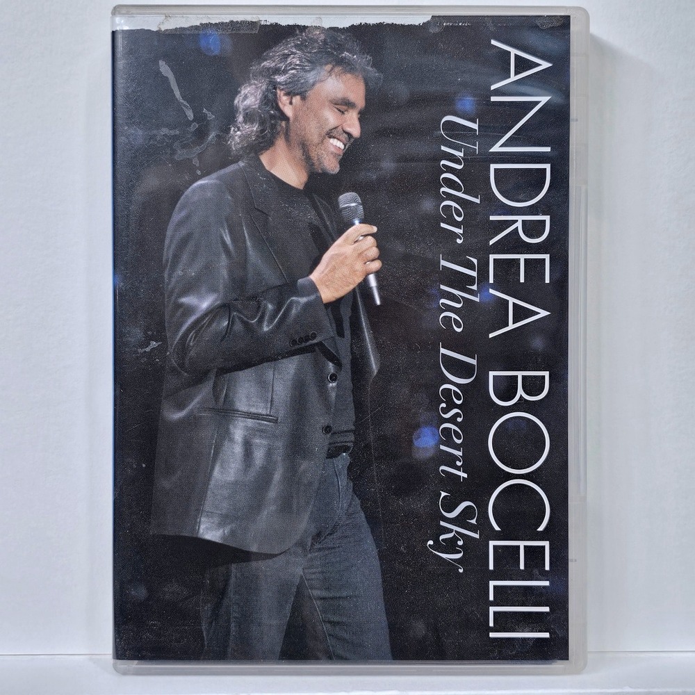Andrea Bocelli Under Desert Sky DVD‎ Live Concert Las Vegas Special Ed PBS Tenor